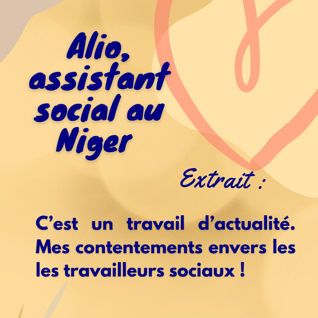 Alio assistant social au Niger – Mois international du travail social