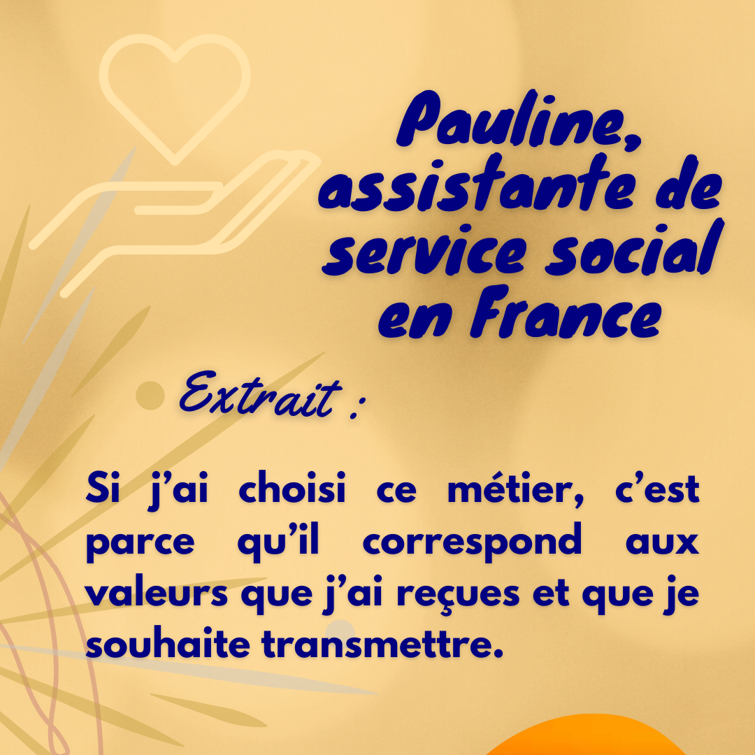 Pauline assistante de service social en France – Mois du travail social 2022