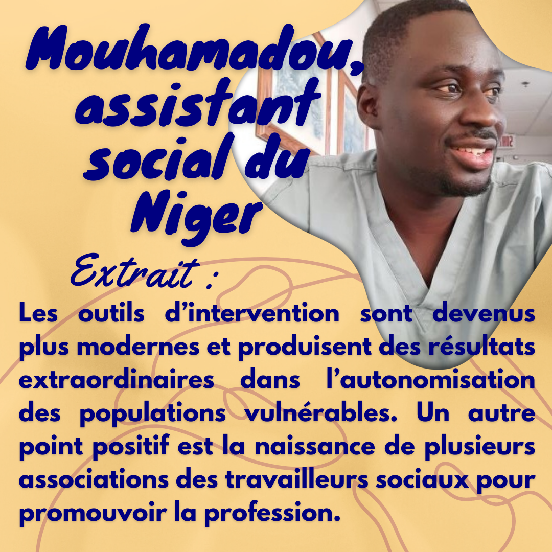 Mouhamadou assistant social au Sénégal – Mois du travail social 2022